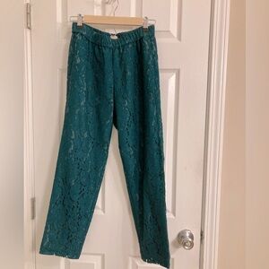 Green lace J. Pants sz 2